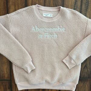 Abercrombie Kids Blush Pink Fleece Sweatshirt